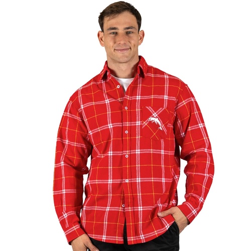 Dolphins NRL Mustang Flannel Shirt