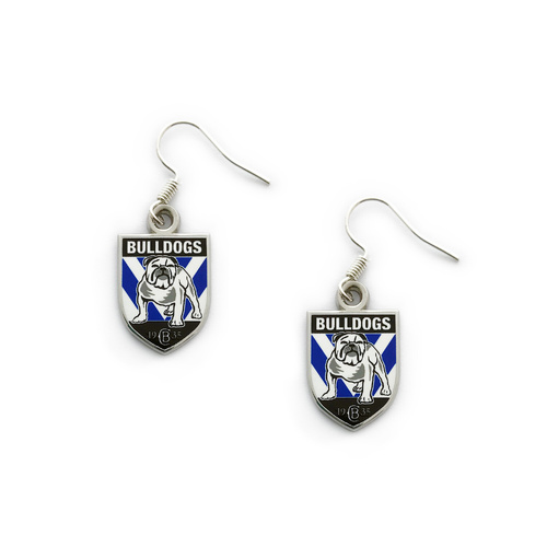 Canterbury-Bankstown Bulldogs Colour Logo Earrings