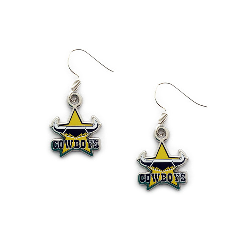North Queensland Cowboys Colour Logo Earrings