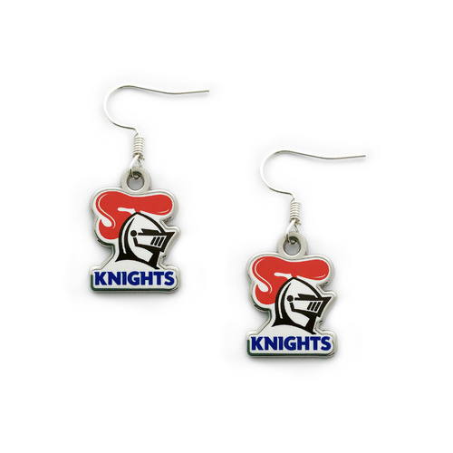 Newcastle Knights Colour Logo Earrings