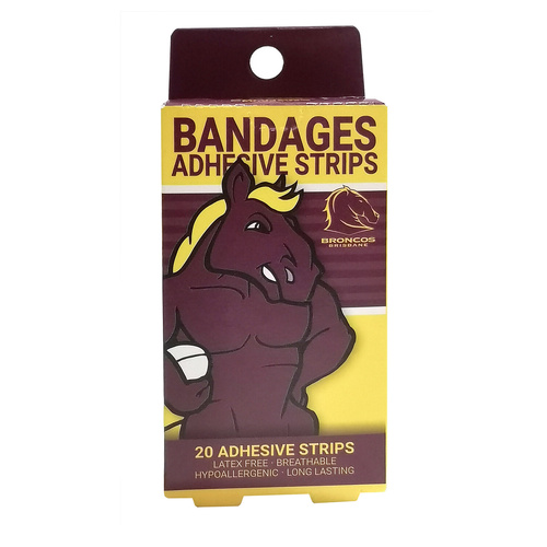 Brisbane Broncos NRL Mascot Bandages