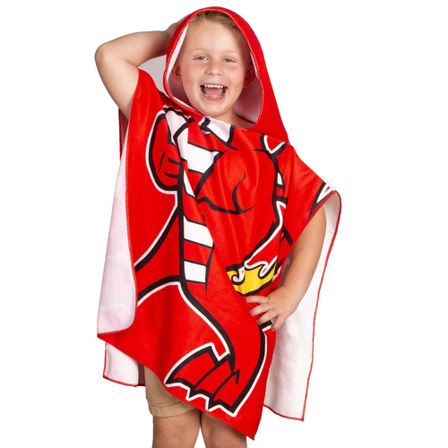St George Illawarra Dragons Kids Hooded Towel