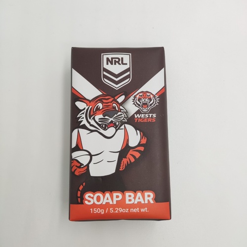 Wests Tigers NRL Printed Soap