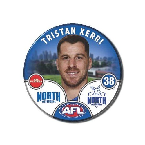North Melbourne Kangaroos 2025 Player Pin Badge - XERRI