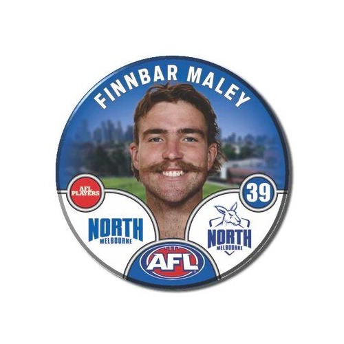 North Melbourne Kangaroos 2025 Player Pin Badge - MALEY