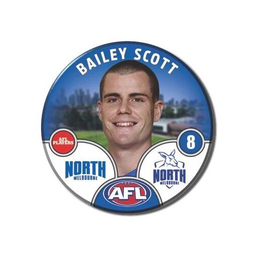 North Melbourne Kangaroos 2025 Player Pin Badge - SCOTT