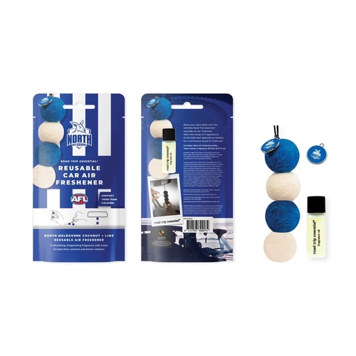 North Melbourne Kangaroos Reusable Car Air Freshener