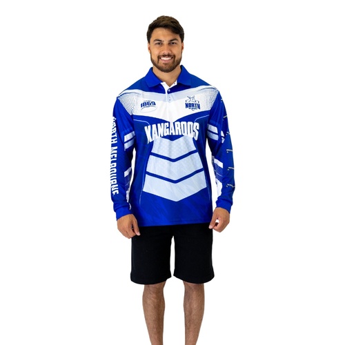 North Melbourne Kangaroos Cyber Adults Fishing Shirt