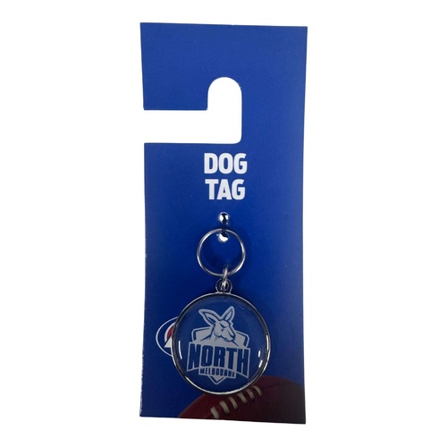 North Melbourne Kangaroos AFL Pet Dog Tag