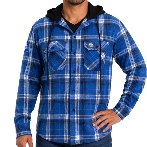 North Melbourne Kangaroos Highland Hooded Flannel Shirt
