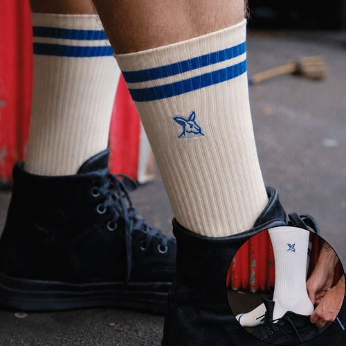 North Melbourne Kangaroos Sneaker Socks 2 Pack Gift Box