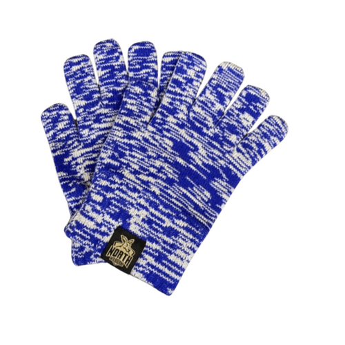 North Melbourne Kangaroos Adults Two Toned Woollen Gloves