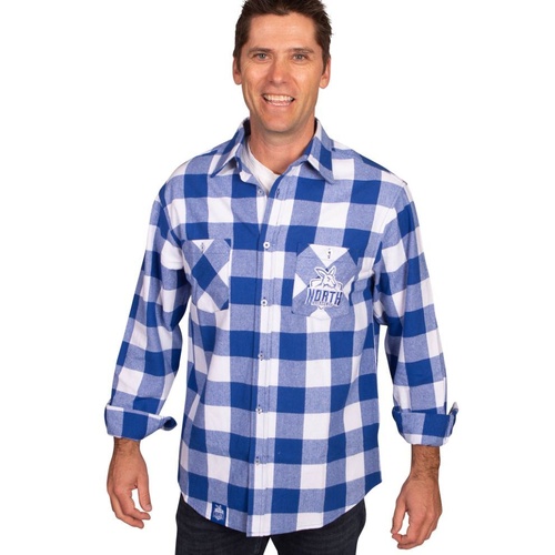 North Melbourne Kangaroos Adults Flannel Shirt