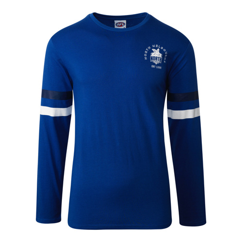 North Melbourne Kangaroos Mens Long Sleeve T-Shirt