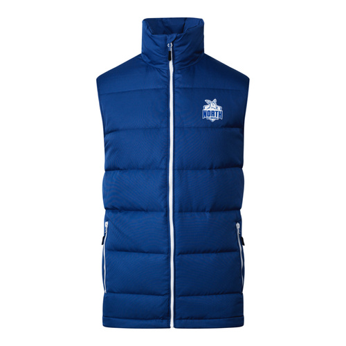 North Melbourne Kangaroos Mens Down Vest Size:2XL