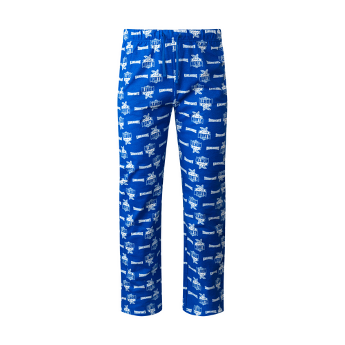 North Melbourne Kangaroos Mens Flannelette Sleep Pants