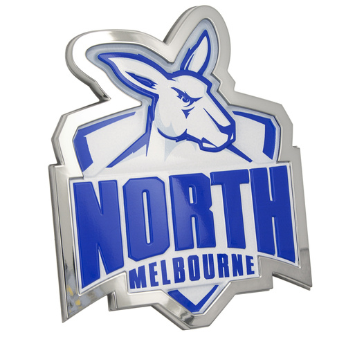 North Melbourne Kangaroos 3D Chrome Supporter Emblem