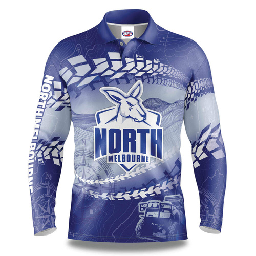 North Melbourne Kangaroos Trax Off-Road Camping Shirt