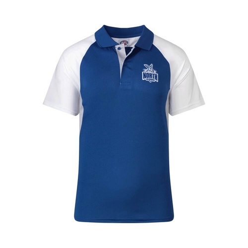 North Melbourne Kangaroos Mens Premium Polo