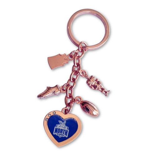 North Melbourne Kangaroos Charm Keyring