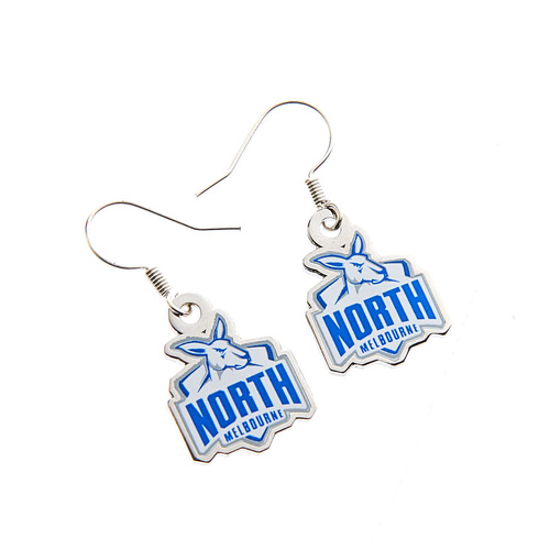 North Melbourne Kangaroos Colour Logo Earrings