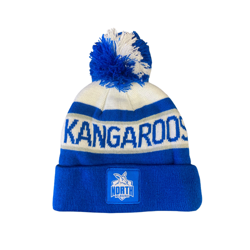 North Melbourne Kangaroos Youths Bar Beanie