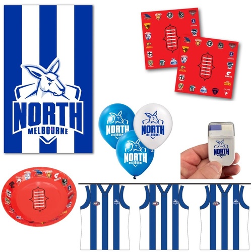 North Melbourne Kangaroos Supporter Party Pack