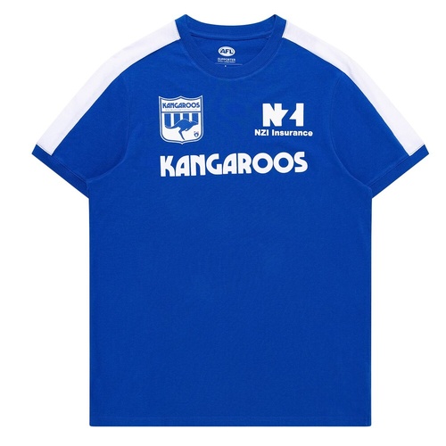 North Melbourne Kangaroos Mens Throwback Logo T-Shirt