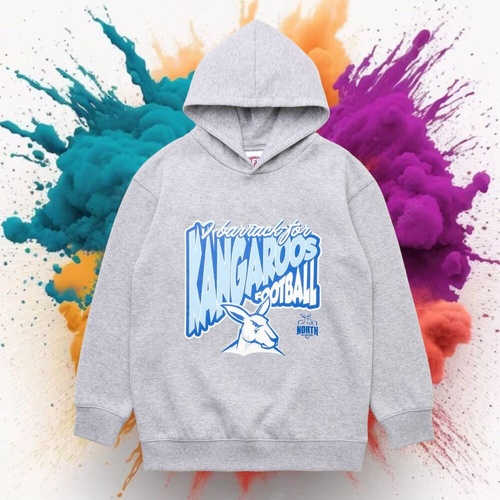 North Melbourne Kangaroos Youths Footy Hood