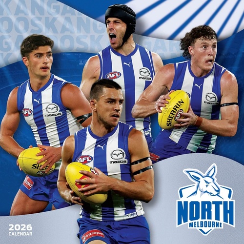 North Melbourne Kangaroos 2026 AFL Calendar