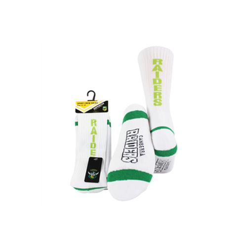 Canberra Raiders 1 Pack Crew Socks