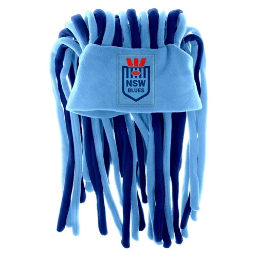 NSW Blues State Of Origin Dreadlock Fun Hat