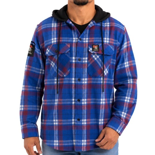 Newcastle Knights Highland Hooded Flannel Shirt