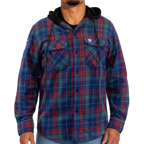 New Zealand Warriors Highland Hooded Flannel Shirt