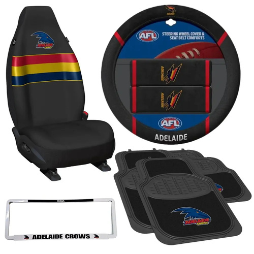 Adelaide Crows Car Accessories Value Pack