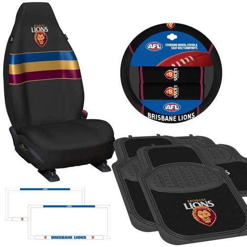Brisbane Lions Car Accessories Value Pack