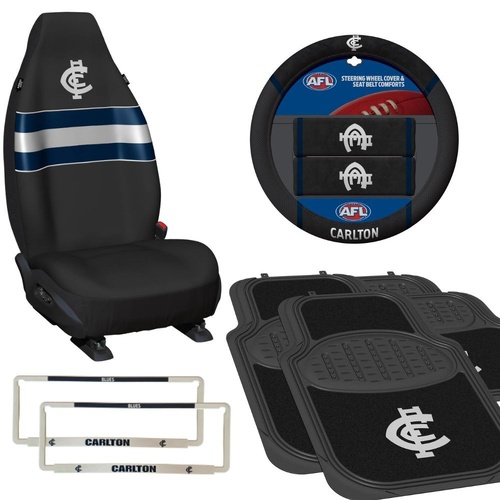 Carlton Blues Car Accessories Value Pack