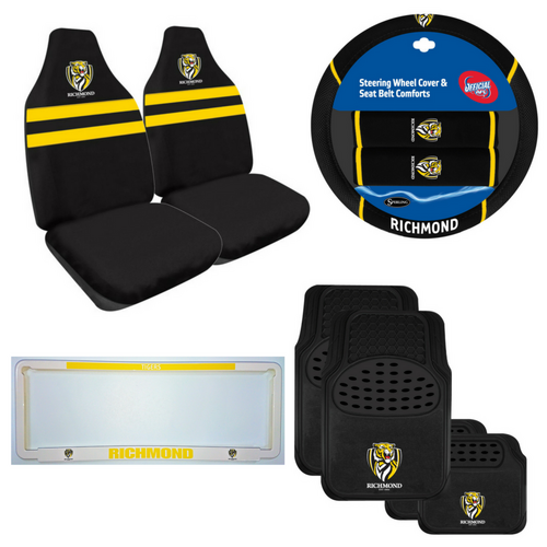Richmond Tigers Car Accessories Value Pack