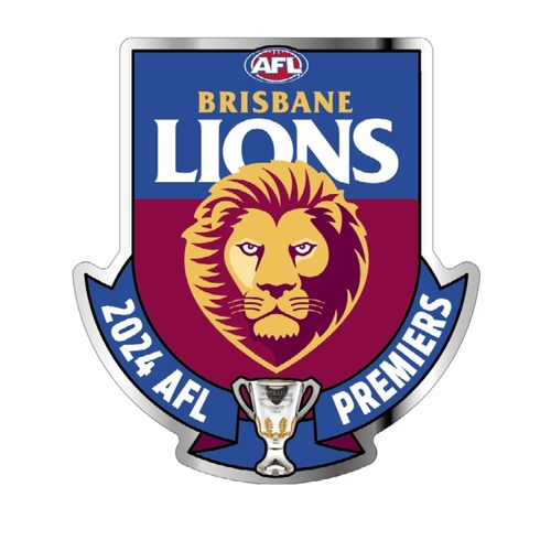 Brisbane Lions 2024 Premiers Car Decal