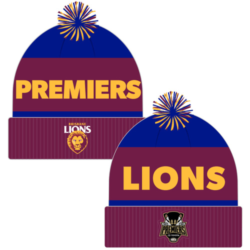 Brisbane Lions 2025 Premiers Beanie