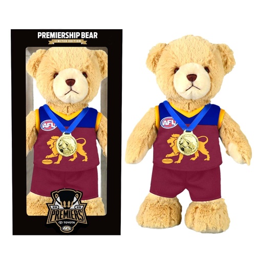 Brisbane Lions 2025 Premiership Bear Boxed