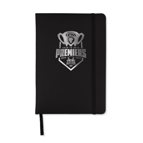 Brisbane Lions 2025 Premiers A5 Notebook