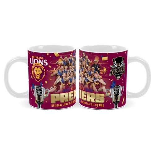 Brisbane Lions 2025 Premiers Photo Coffee Mug