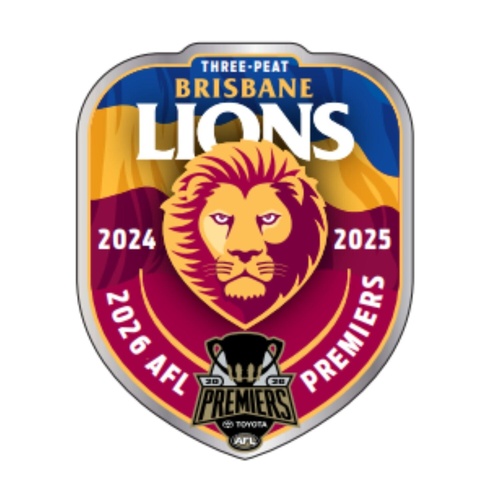 Brisbane Lions 2026 Premiers Car Decal