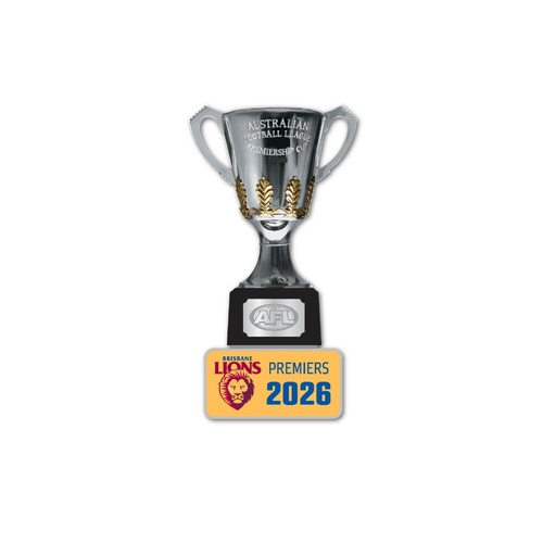 Brisbane Lions 2026 Premiers 3D Trophy Pin