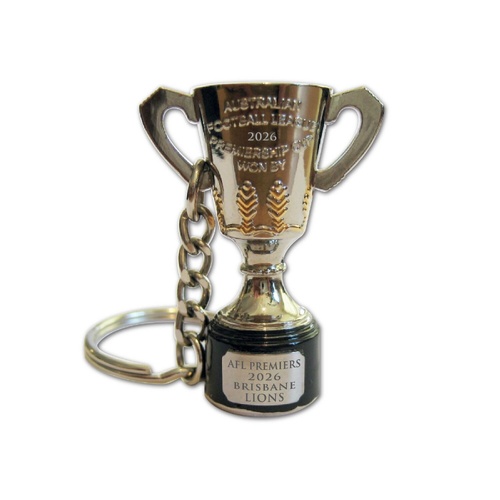 Brisbane Lions 2026 Premiership Cup Keyring