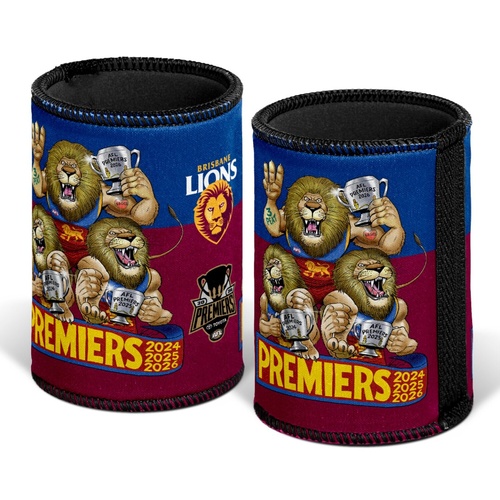 Brisbane Lions 2026 Premiers Mark Knight Stubby Holder