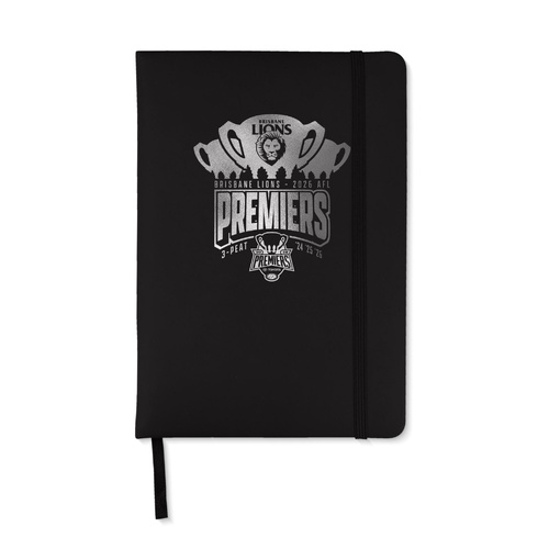 Brisbane Lions 2026 Premiers A5 Notebook