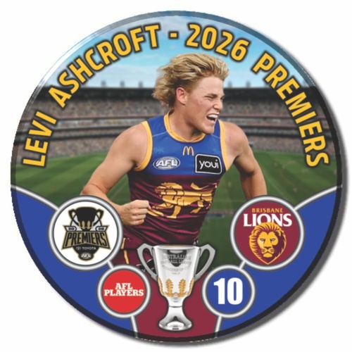 Brisbane Lions 2026 Premiers Badge - ASHCROFT L