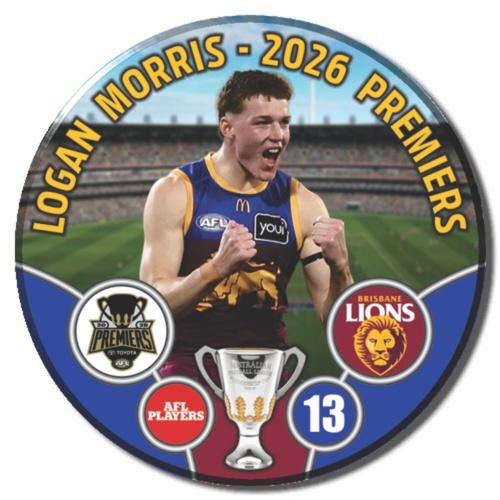 Brisbane Lions 2026 Premiers Badge - MORRIS